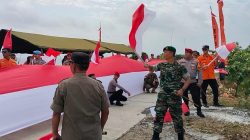 Kodim 0625/Pangandaran Gelar Kirab Bendera Merah Putih Sepanjang 1000 Meter – OBORMERAH